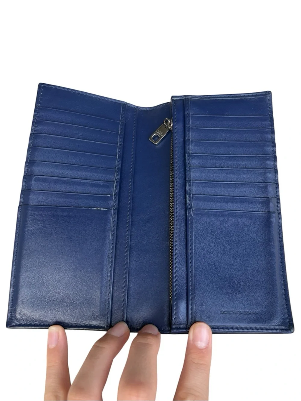 Dolce & Gabbana Multicolor Striped Bifold Long Wallet